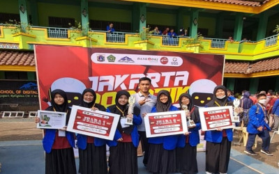 MTsN 31 Jakarta Raih Juara Umum Jakarta Robotics Games 2022